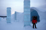 Icehotel entrance